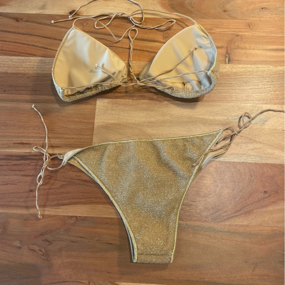 NWT OSÉREE Lumière String Bikini Set - Picture 5 of 9